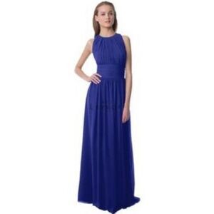 Bill Levkoff Bridesmaid Dress Style 974 Horizon Blue NWOT